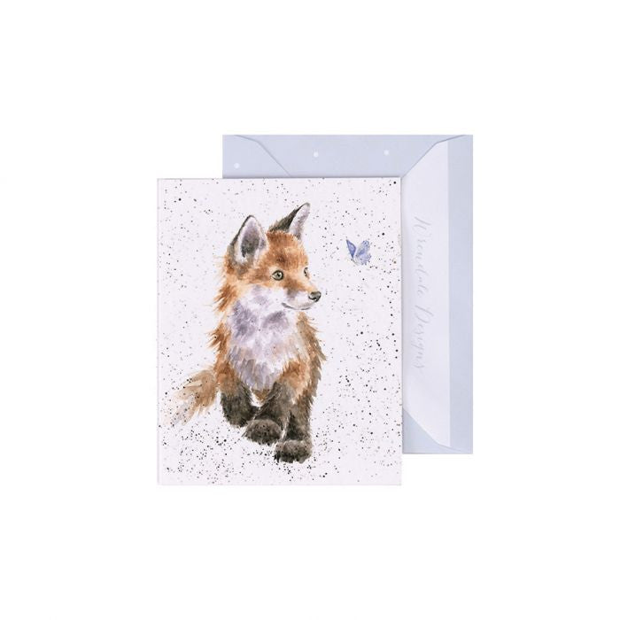'Born to be Wild' Fox Gift Enclosure Card by Wrendale Designs