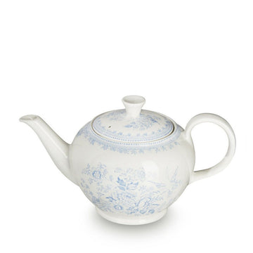 Blue Asiatic Pheasants Teapot 7 cup. Image
