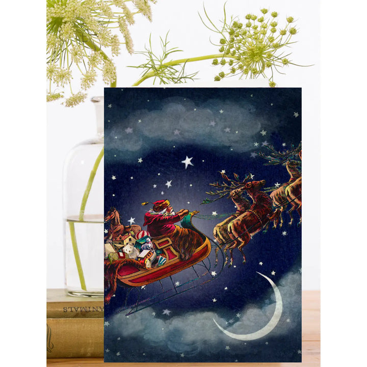 Starry Night Christmas Card by Madame Treacle.