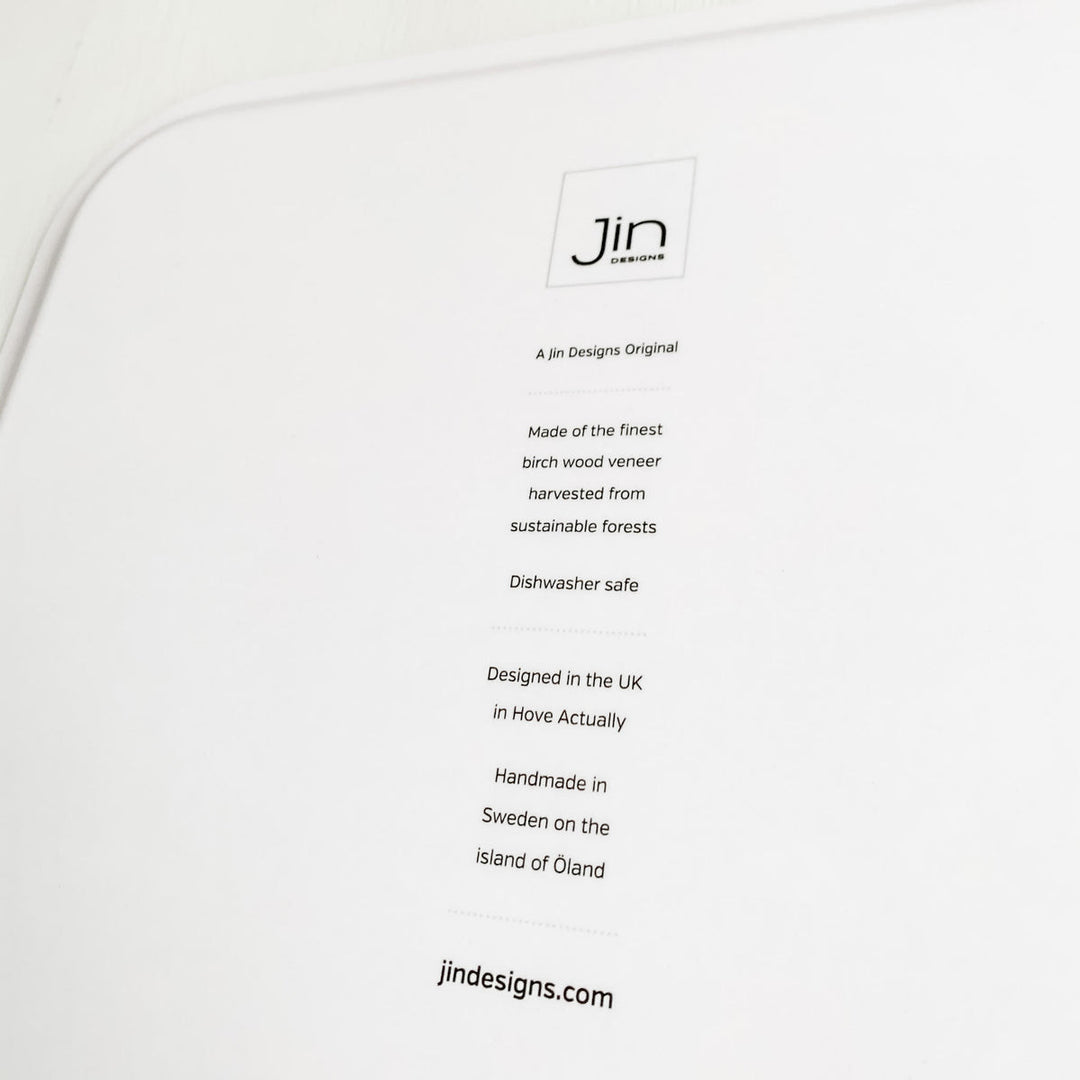 Farm Collection Birch Wood Tray by Jin Designs.