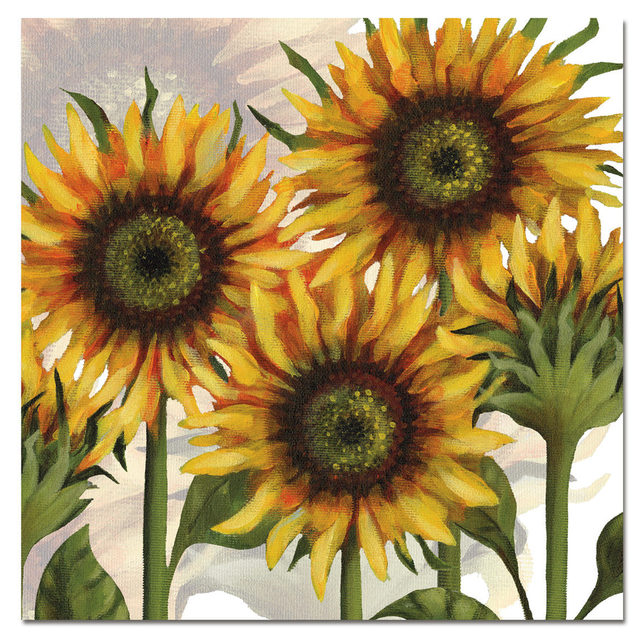 Sunflowers Greetings Card by Emma Ball.