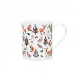 Alison Gardiner Winter Wildlife Mug.