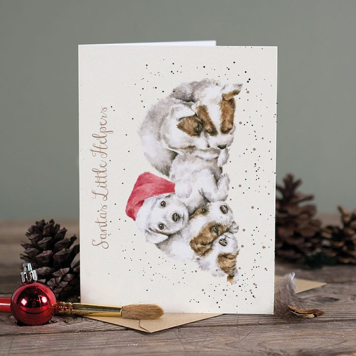  'Santa's Little Helpers' Christmas Greetings Card