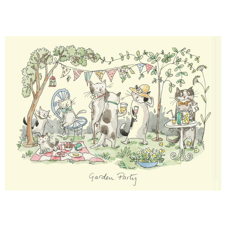 Garden Party Greetings Card from Two Bad Mice.