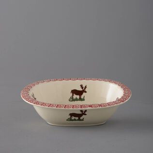 Brixton Pottery Reindeer Pie Dish.