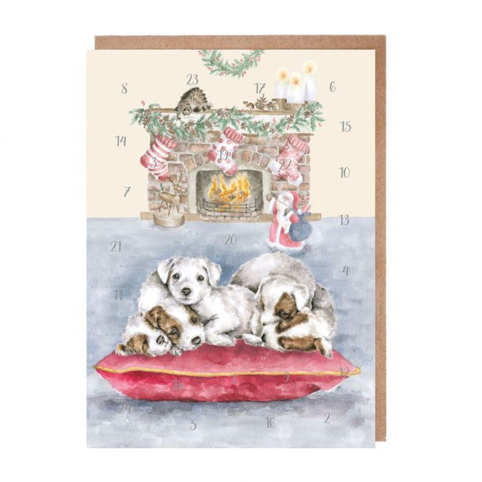 "All I Want For Christmas" Dog Advent Calendar Card by Wrendale Designs