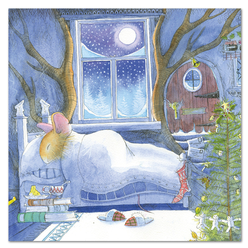Sleepy Christmas Pack of 6 Christmas Cards