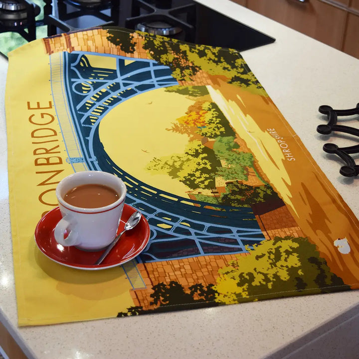 Shropshire - Ironbridge Tea Towel