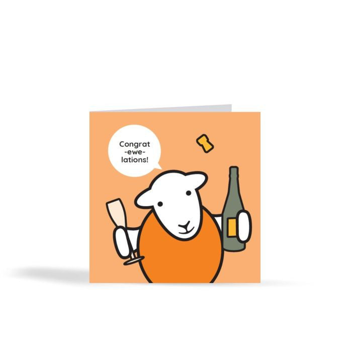 Herdy Congrat-ewe-lations! Card