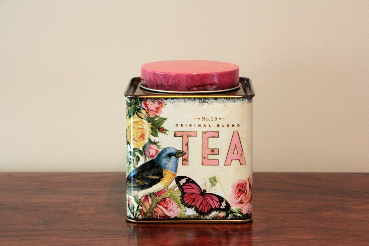 Nostalgia Square Tea Caddy