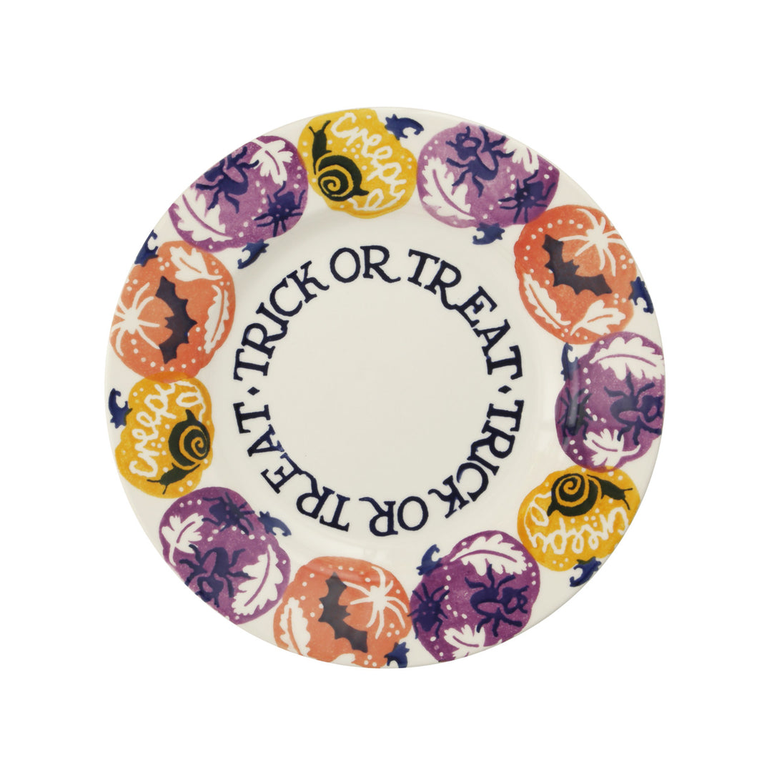 Emma Bridgewater Halloween Pumpkins Trick or Treat 8 1/2 Plate