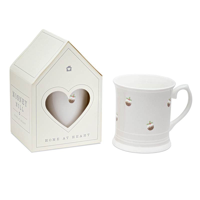 Mosney Mill Christmas Pudding China Mug