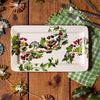 Handmade medium oblong plate in Emma Bridgewater's Hawthorn & Ivy pattern.