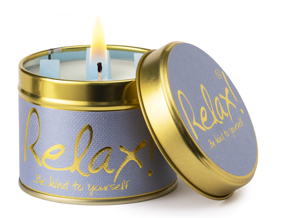 Relax! Scented Candle from Lily-Flame. Handmade in England