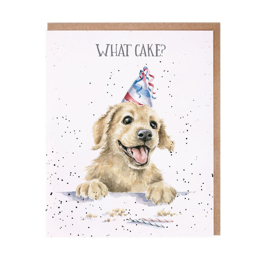 'What Cake' Birthday Greetings Card.