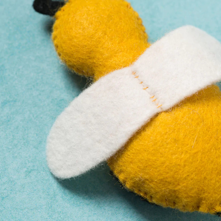 Bee & Flower Wool Mix Felt Craft Kit by Corinne Lapierre