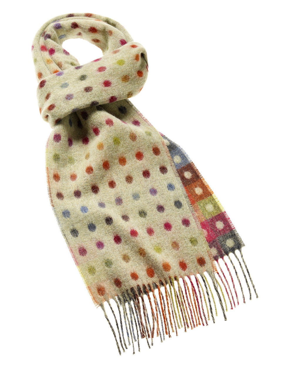 Spot Check Merino Lambswool multi sage by Bronte Moon.