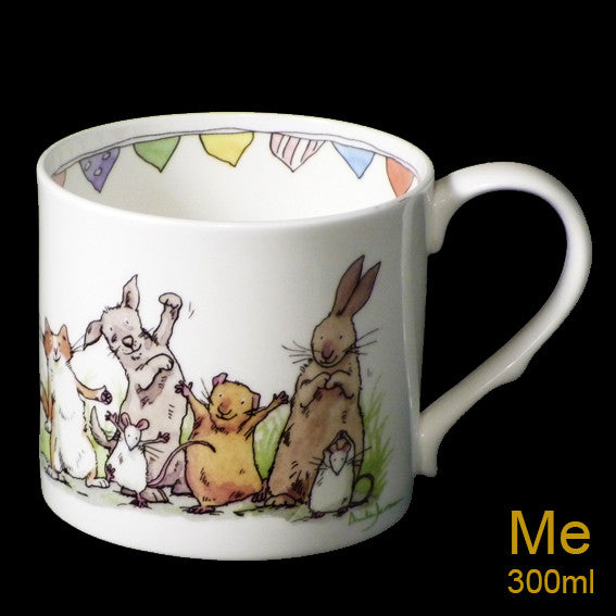 Hurray mug by artist Anita Jeram from Two Bad Mice.