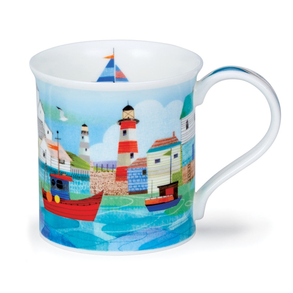 Dunoon Bute Shorelife Mug - Fish Boats