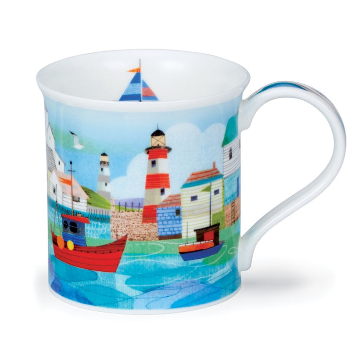 Dunoon Bute Shorelife Mug - Fish Boats