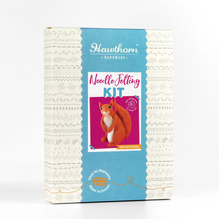 Squirrel Needle Felting Kit by Hawthorn Handmade.