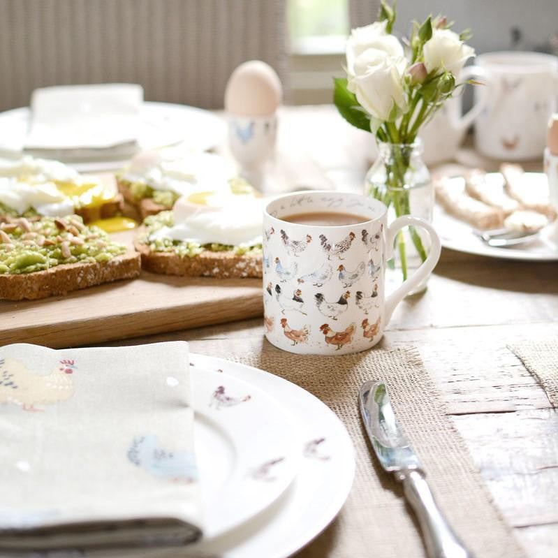 Sophie Allport bone china Lay a Little Egg! mug boxed.