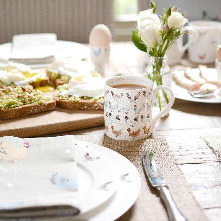 Sophie Allport bone china Lay a Little Egg! mug boxed.