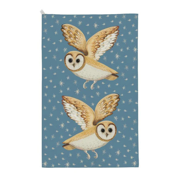Dog & Dome Owl Tea Towel