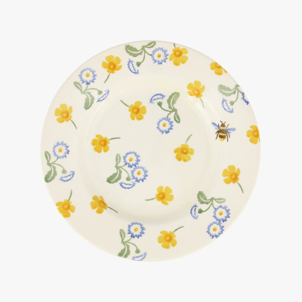 Emma Brigewater Buttercup & Daisies 8 1/2 inch plate.
