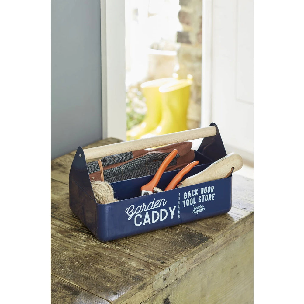 Garden Caddy in Atlantic Blue by Burgon & Ball