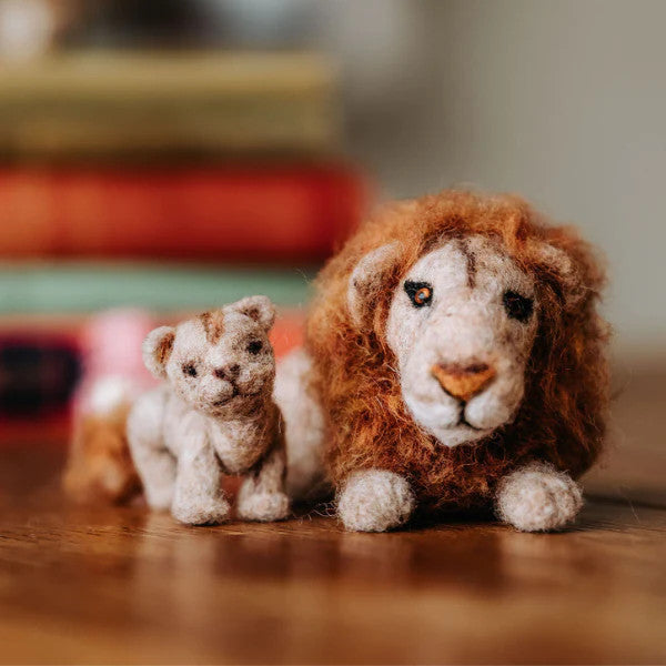 Lion & Cub Needle Felting Craft Kit