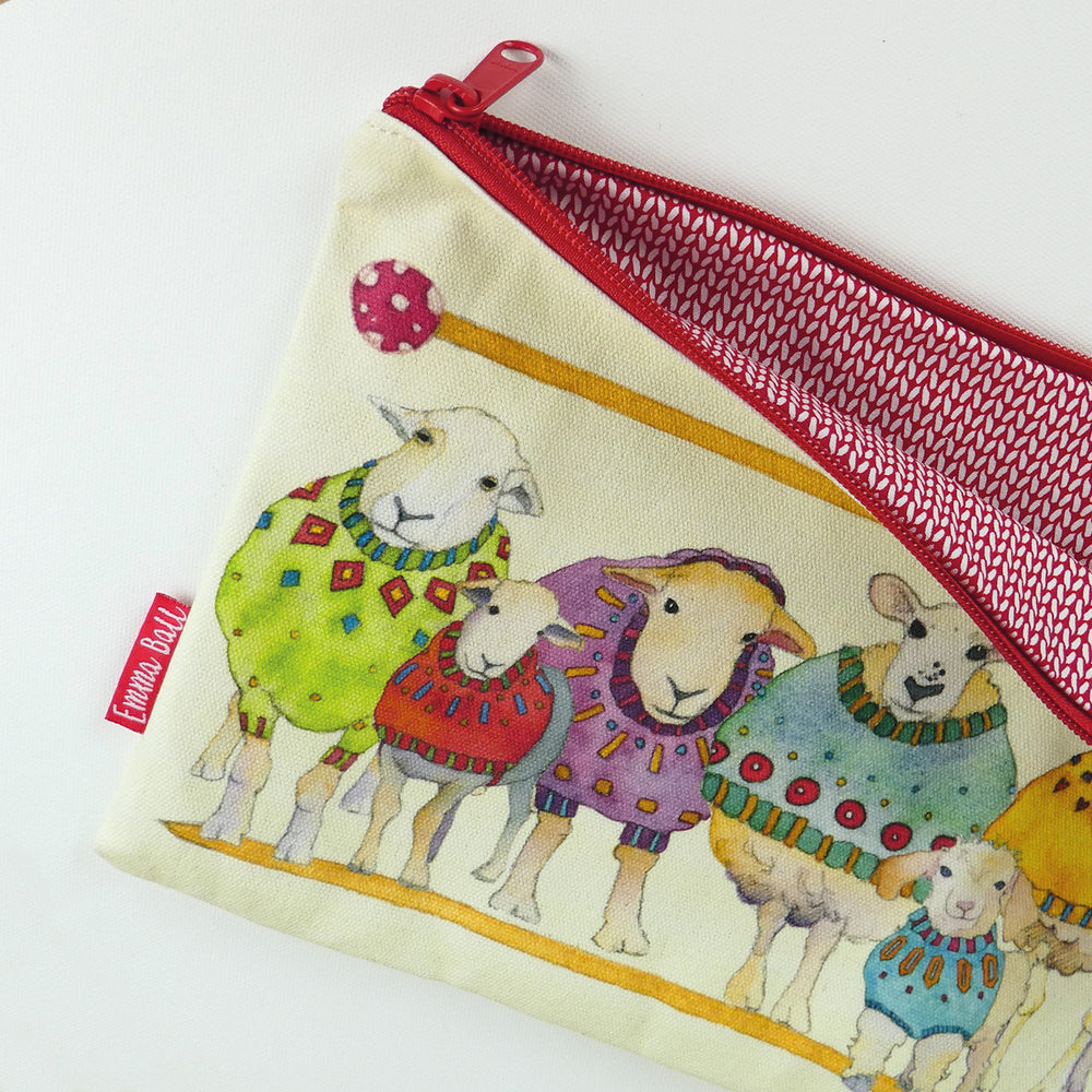 Sheep in Sweaters Long Project Bag from Emma Ball,