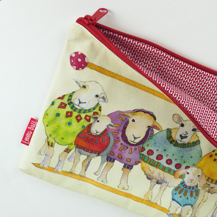 Sheep in Sweaters Long Project Bag from Emma Ball,