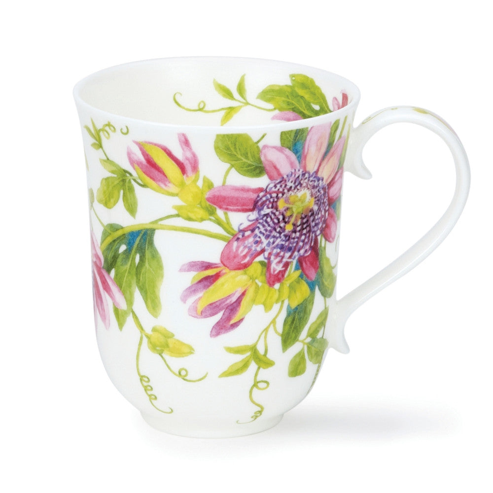 Dunoon Fine Bone China Braemar Passiflora Mug
