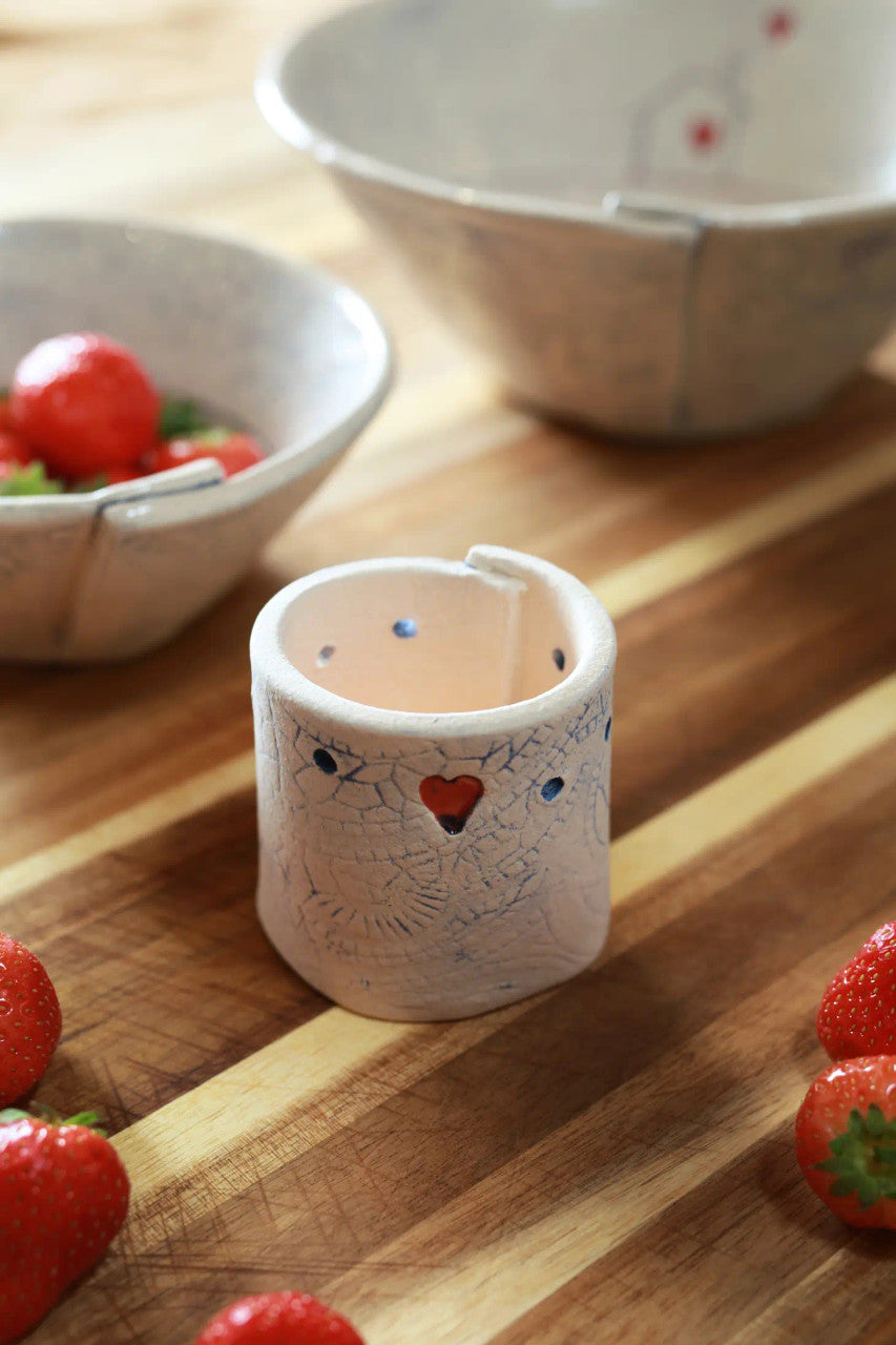 Home Comforts Ceramic Tea Light Holder by Sarah McKenna