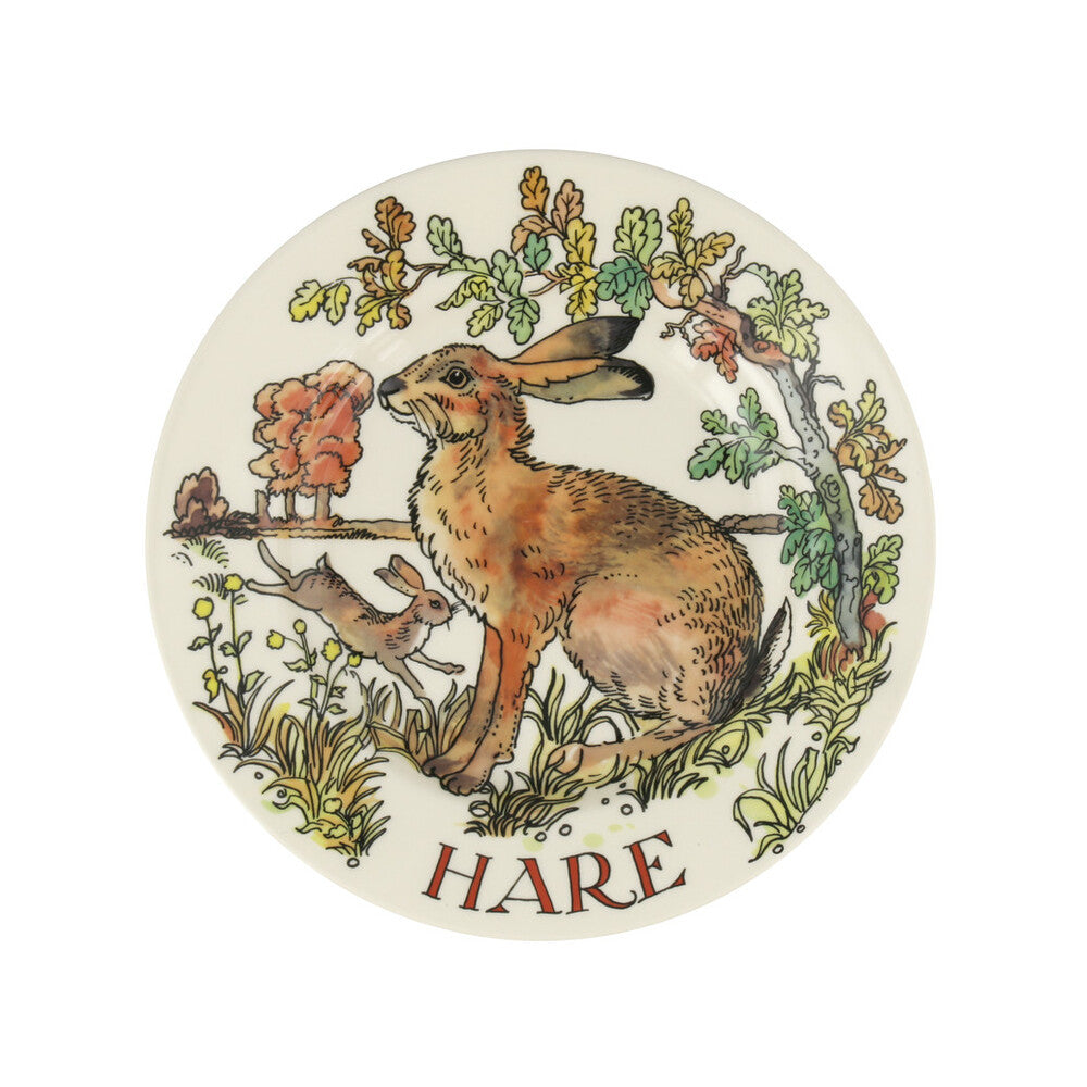 Hand-made Emma Bridgewater Hare 8 1/2 inch plate