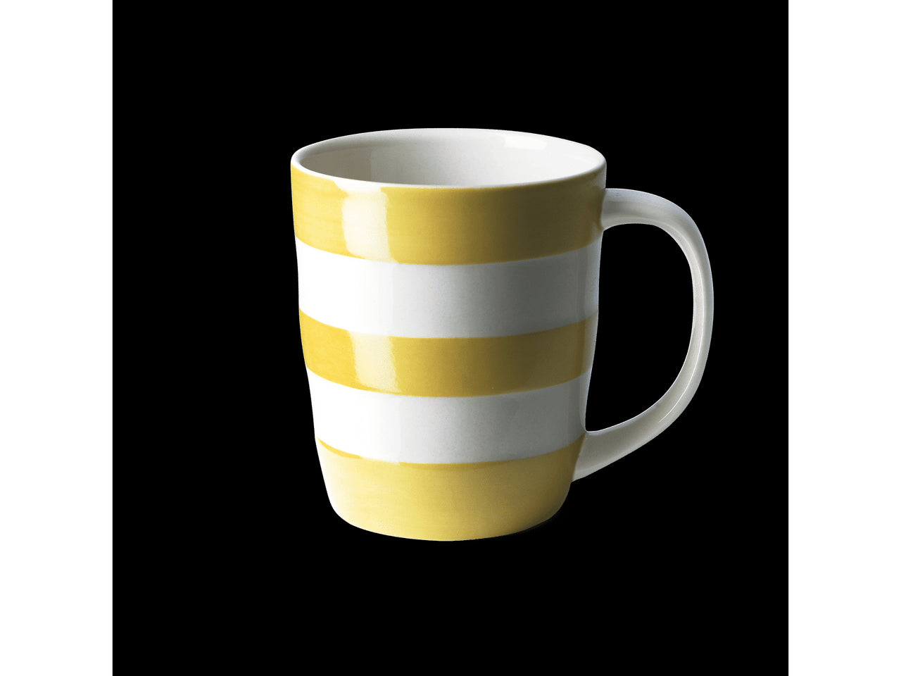 Cornishware 12 oz tapered mug - yellow