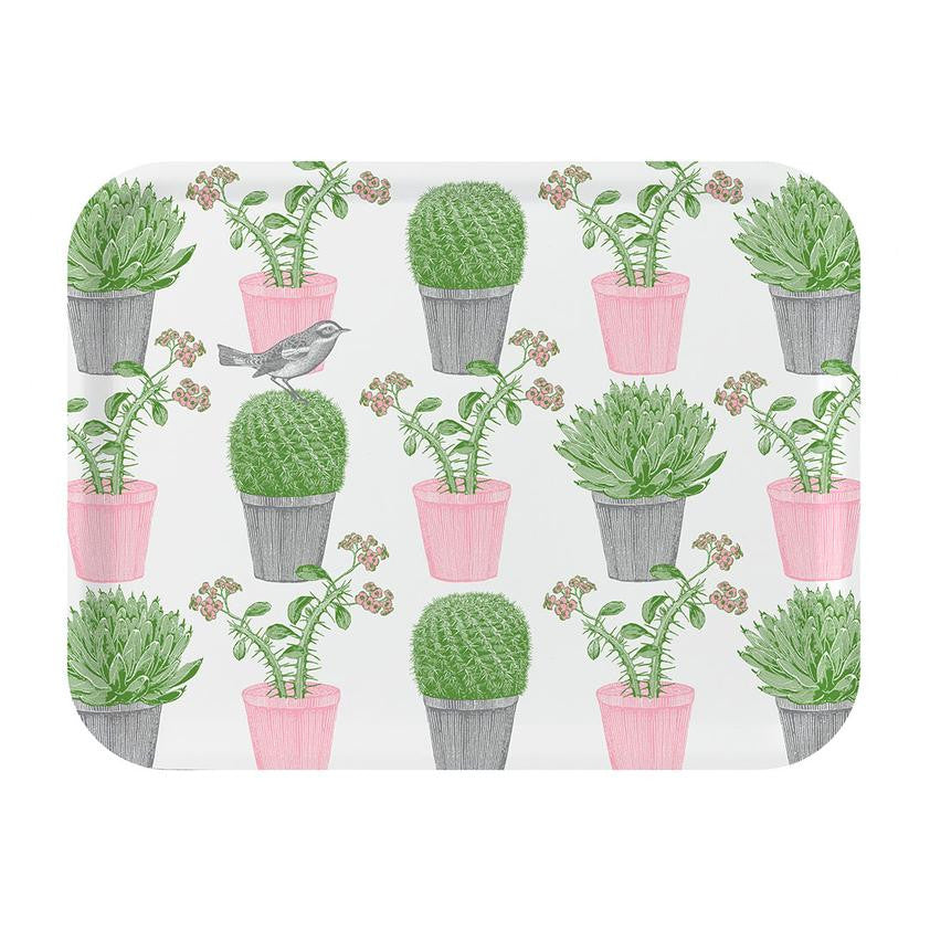 Sophie Allport Cactus & Bird Large Birch Tray