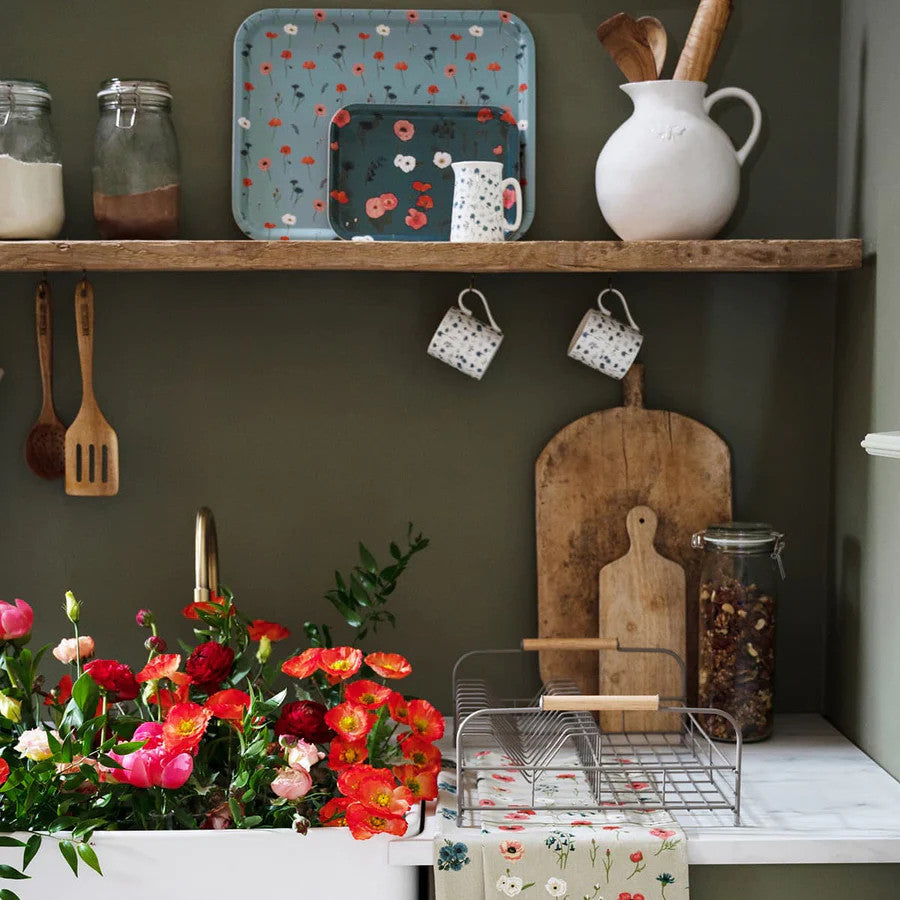 Poppy Meadow Set of 2 Tea Towels by Sophie Allport