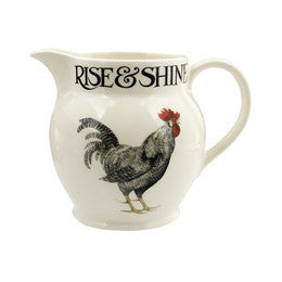 Emma Bridgewater handmade pottery Rise & Shine 1 1/2 Pint Jug.