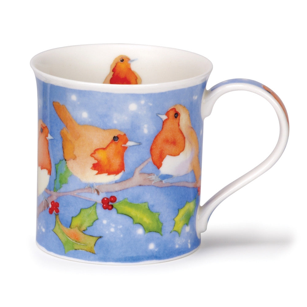 Dunoon Bute Chilly Chappies mug - Robin