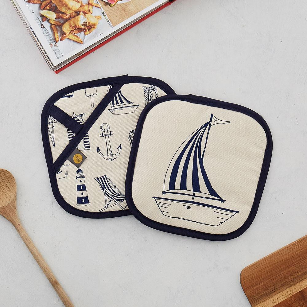 Nautical cotton pot grab from Victoria Eggs.