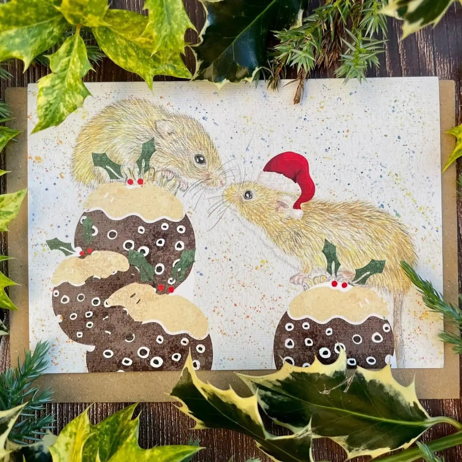 Mice Christmas Eco-card