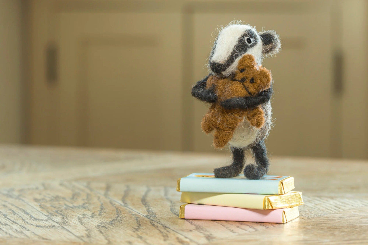Baby Badger with Bear