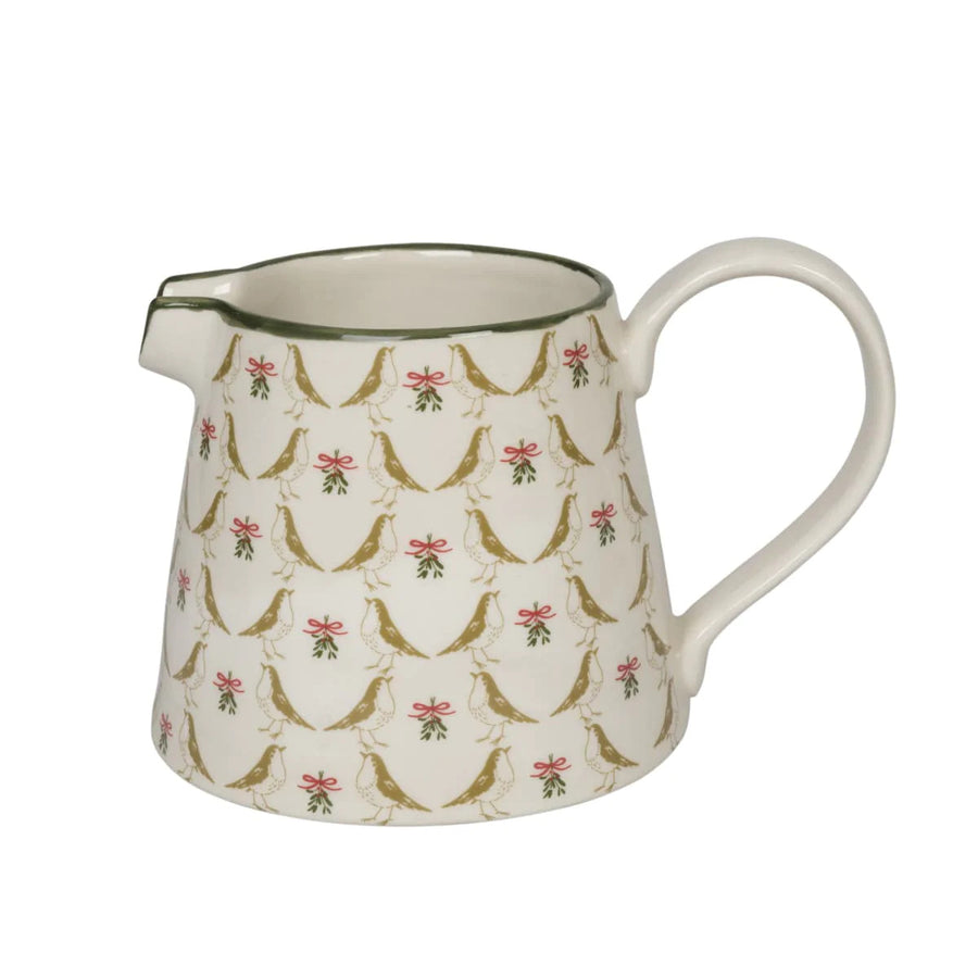 Robin Large Stoneware Jug by Sophie Allport.