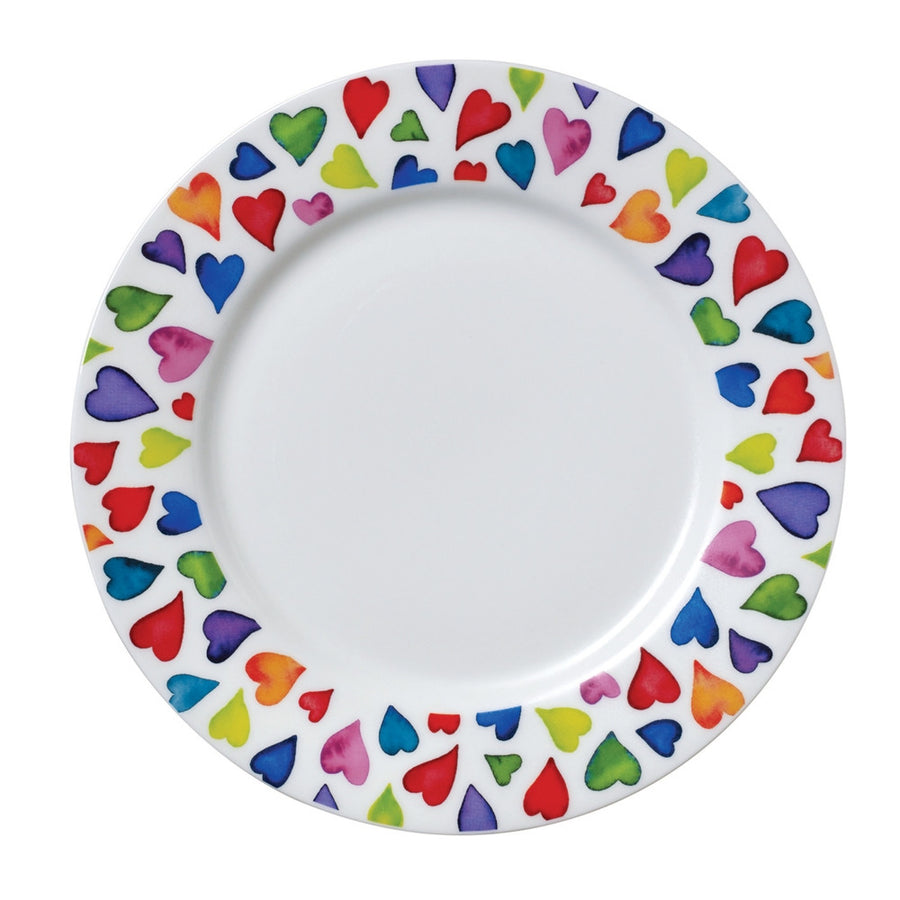 Dunoon Warm Hearts Bone China Plate.