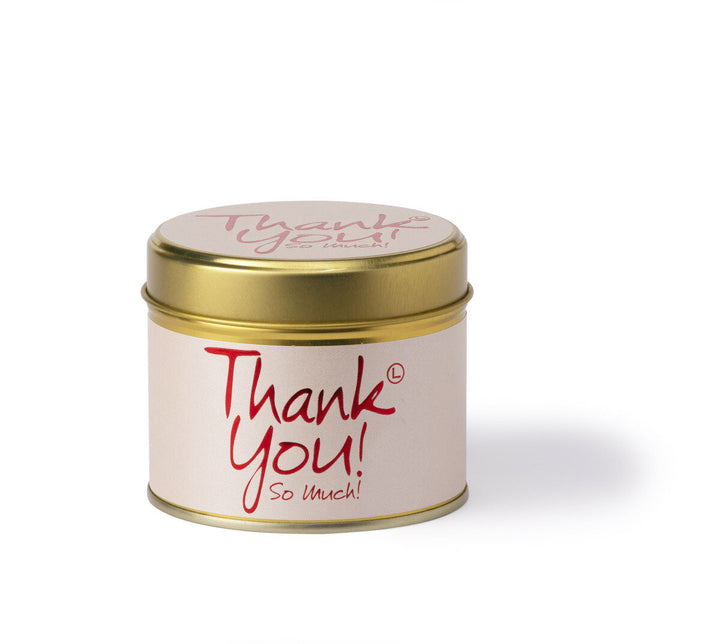 Thank You! Scented Candle from Lily-Flame. Handmade in England