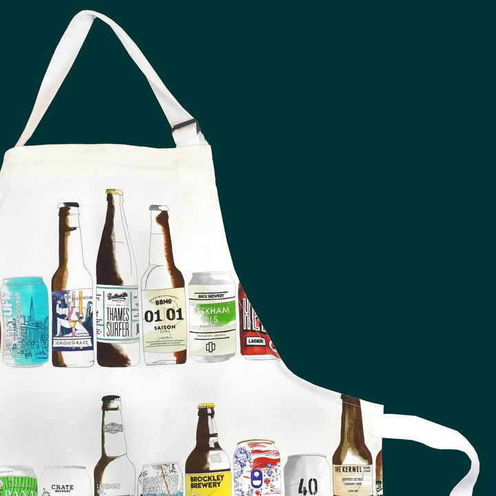 Craft Beer Apron by Corinne Alexander.