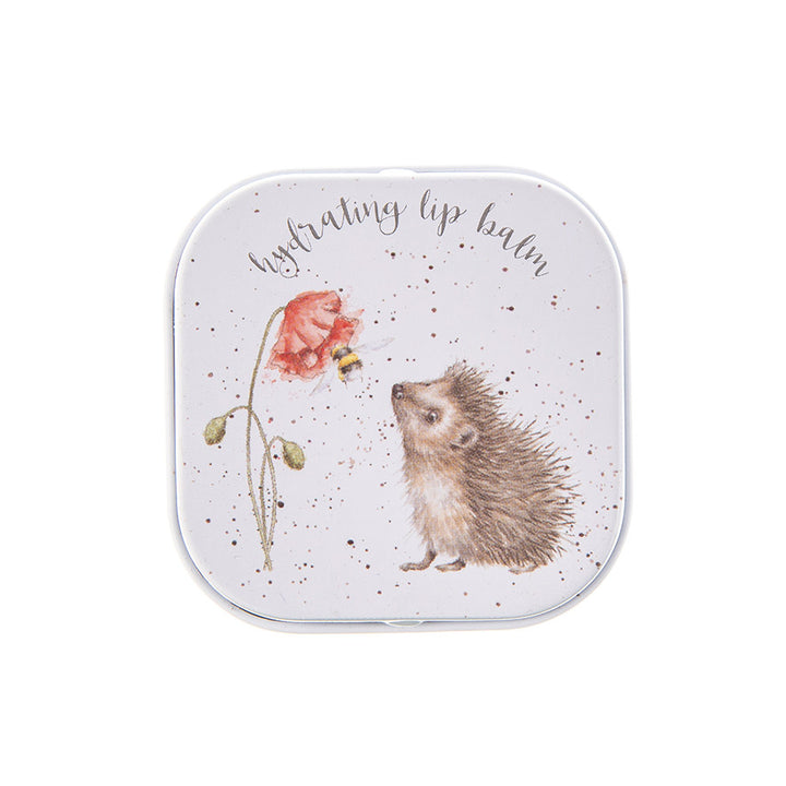 Mini Lip Balm Tin from Wrendale Designs. Made in the UK - Hedgehog
