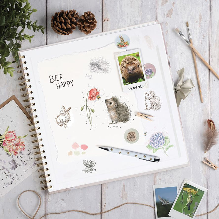 'Blooming with Love' Spaniel Scrapbook Album by Wrendale Designs